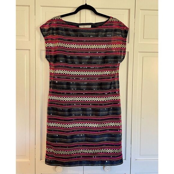Trina turk breene sequin shift dress size 6 - Picture 3 of 11